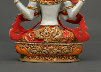 Chenrezig Statue | Nepalese Buddhist Sculpture of Compassion