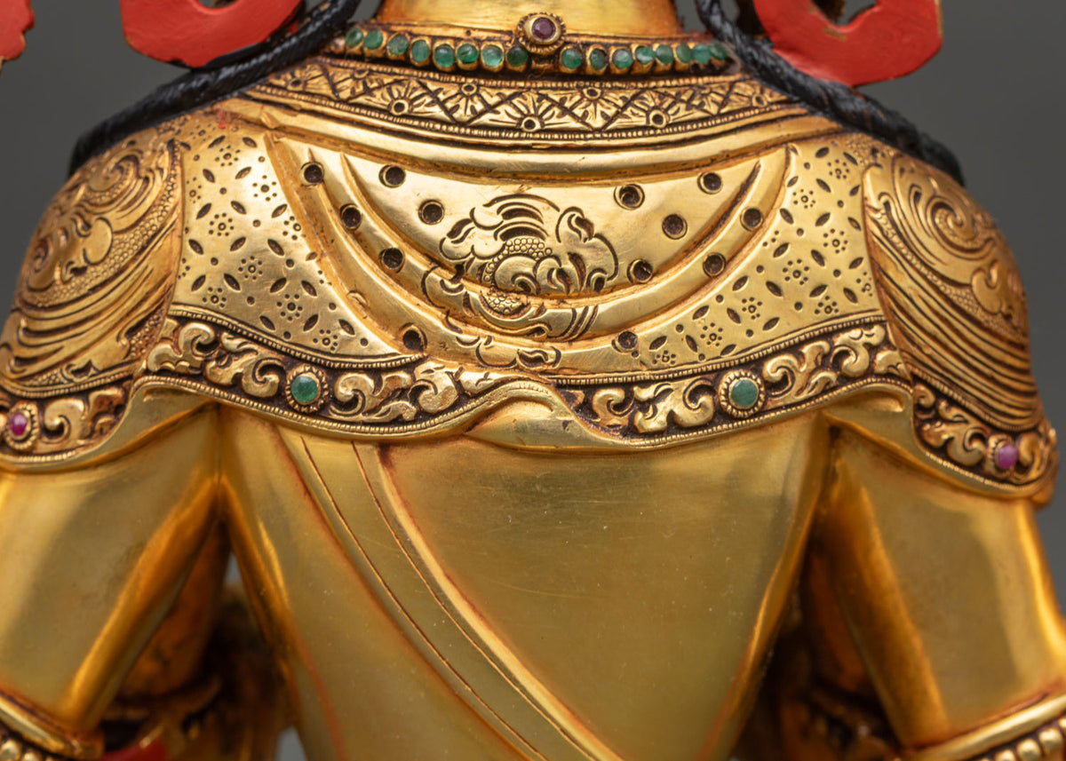 Handcrafted Chenrezig Statue | 4-Armed Avalokiteshvara Sculpture
