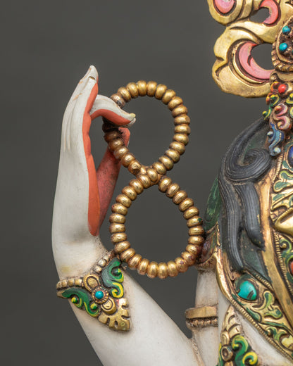 White Avalokiteshvara Statue | Bodhisattva of Boundless Compassion