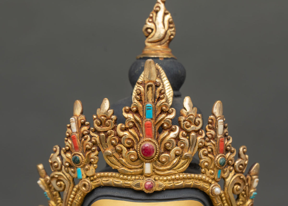 Four-Armed Chenrezig Statue | Large-Sized Tibetan Buddhist Altarpiece