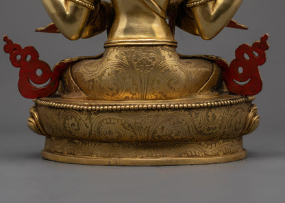Tibetan Chenrezig Deity Statue | For Home Decor