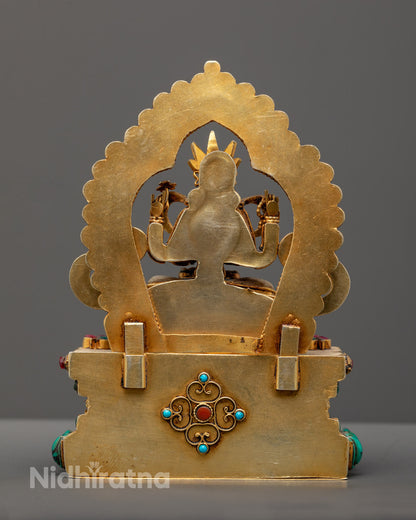 Handmade Chenrezig Statue | Stone Body
