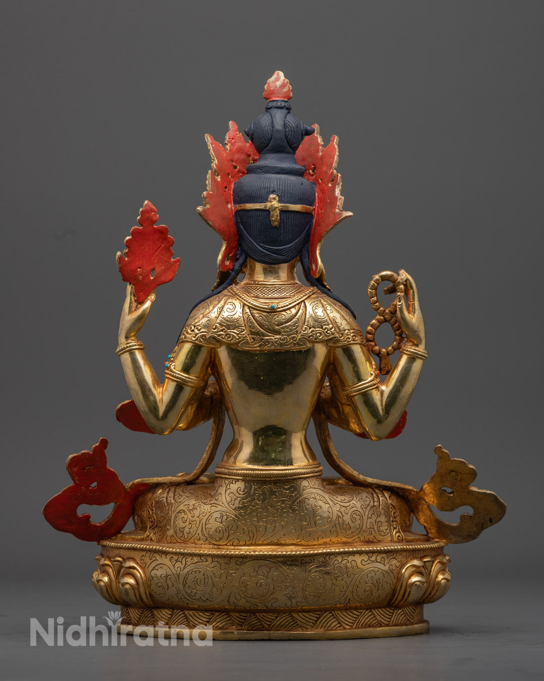 Sacred Chenrezig Statue | Artisan-Crafted Avalokiteshvara Home Decor
