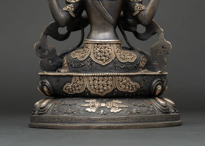Chenrezig Statue – Handmade Himalayan Art of Compassion