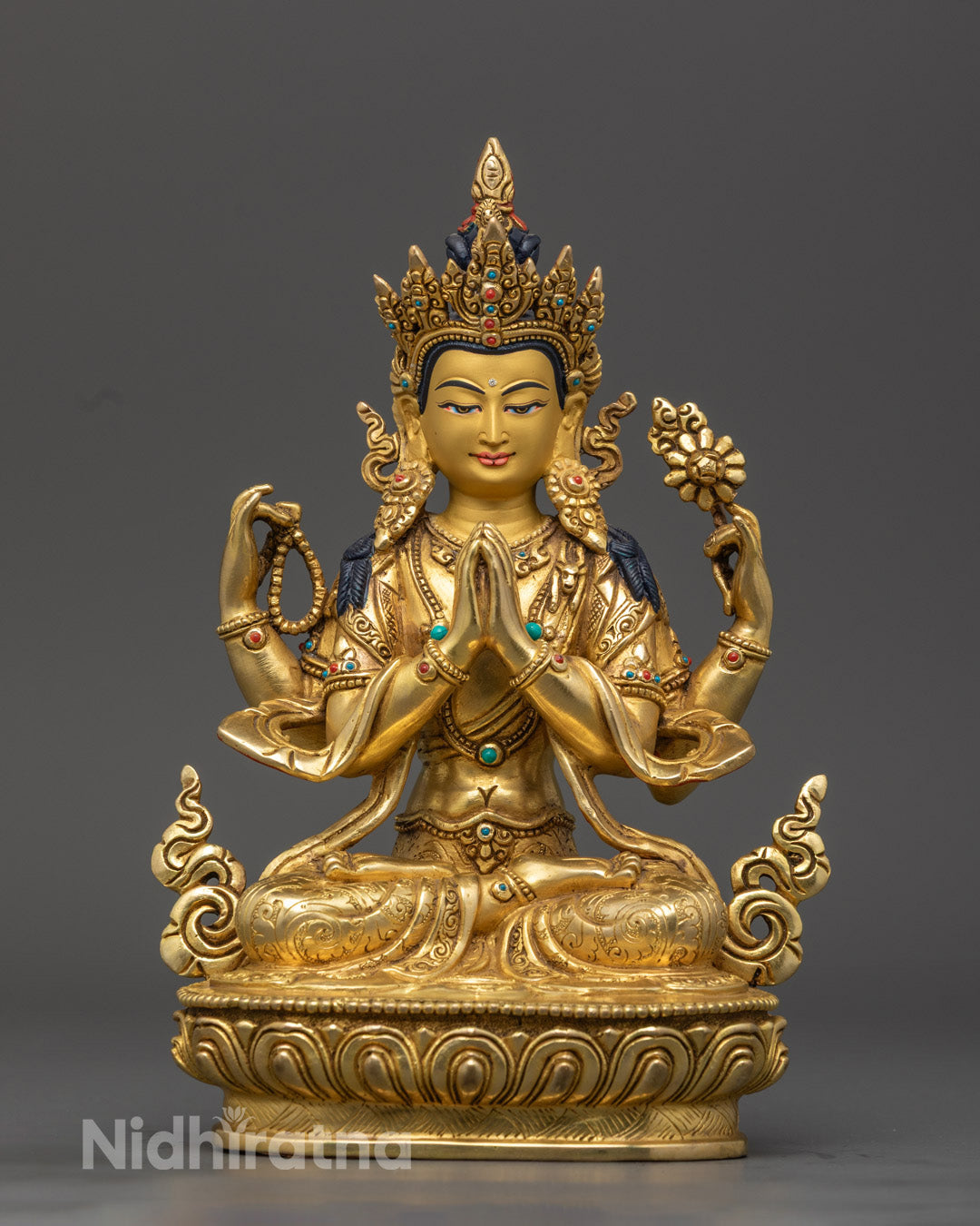 Chenrezig Avalokiteshvara Statue | Handmade Buddhist Deity