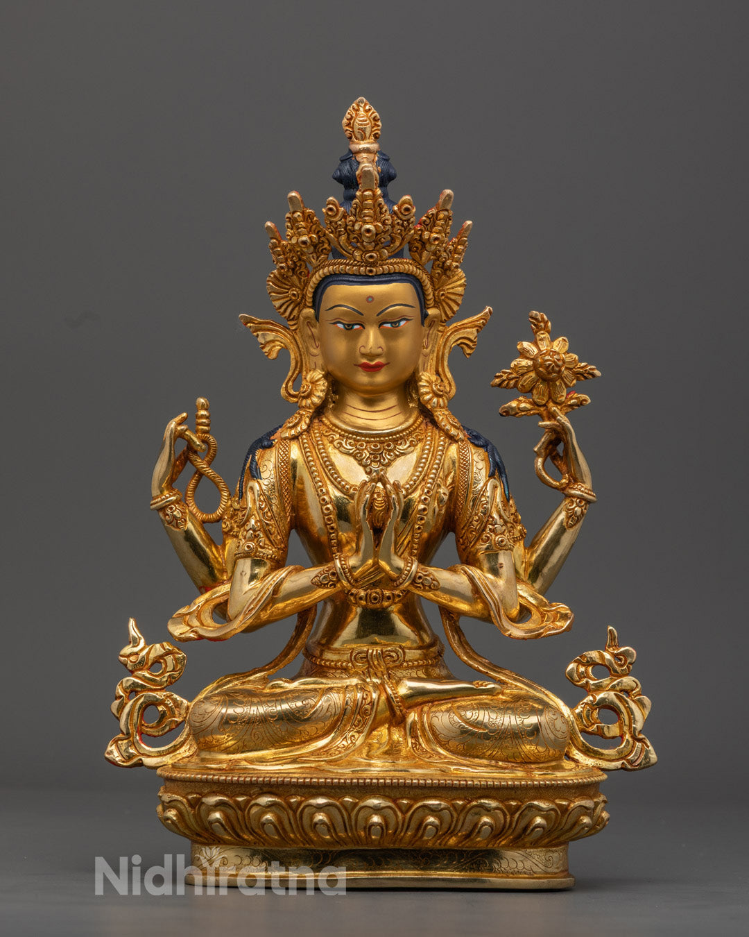 Chenrezig (Avalokiteshvara) Statue | Traditional Buddhist Art