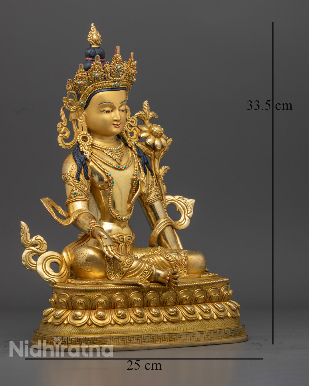Chenrezig Statue | Hand-Carved Avalokiteshvara Sculpture from Nepal