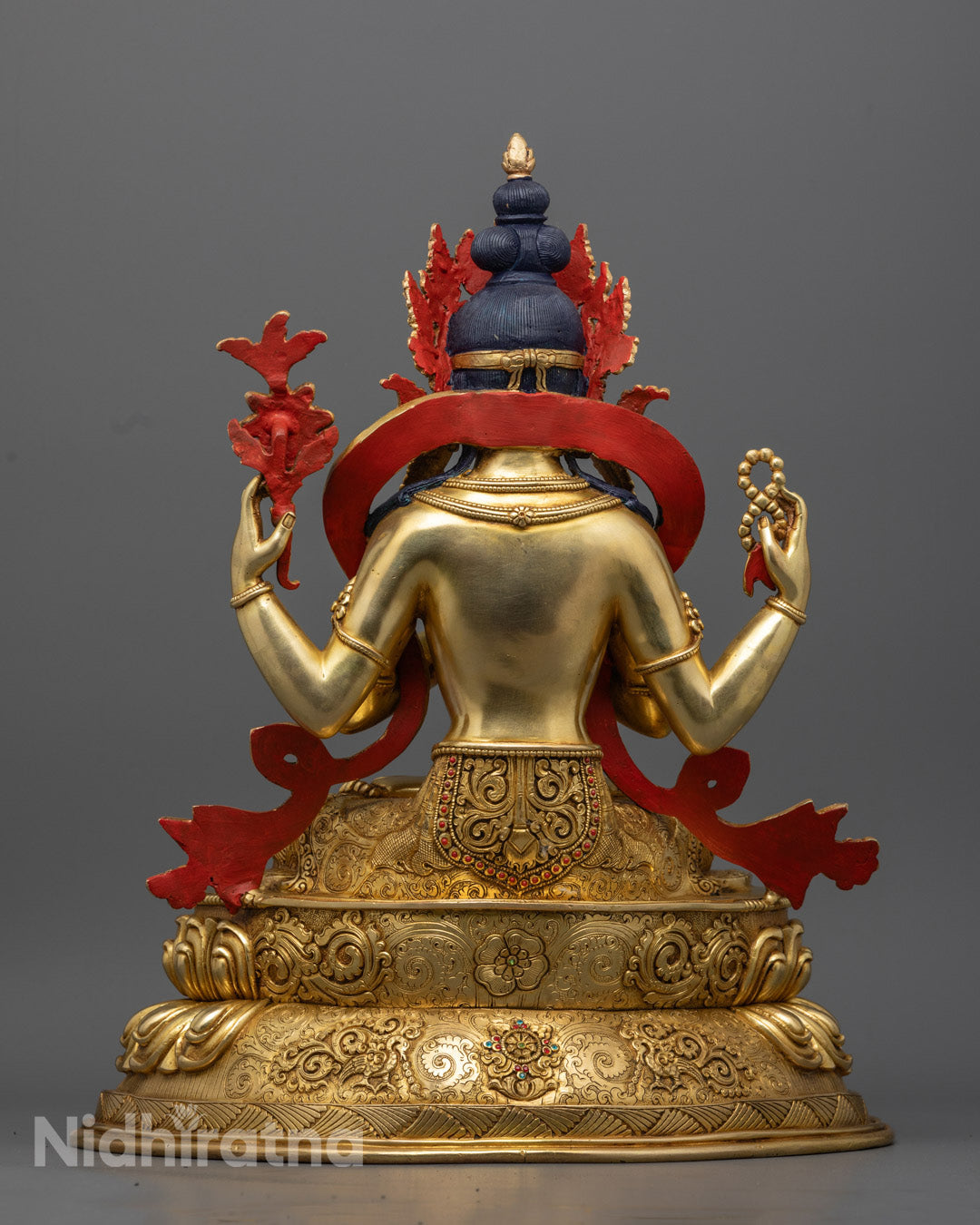 Tibetan Chenrezig Lokeshvara Statue