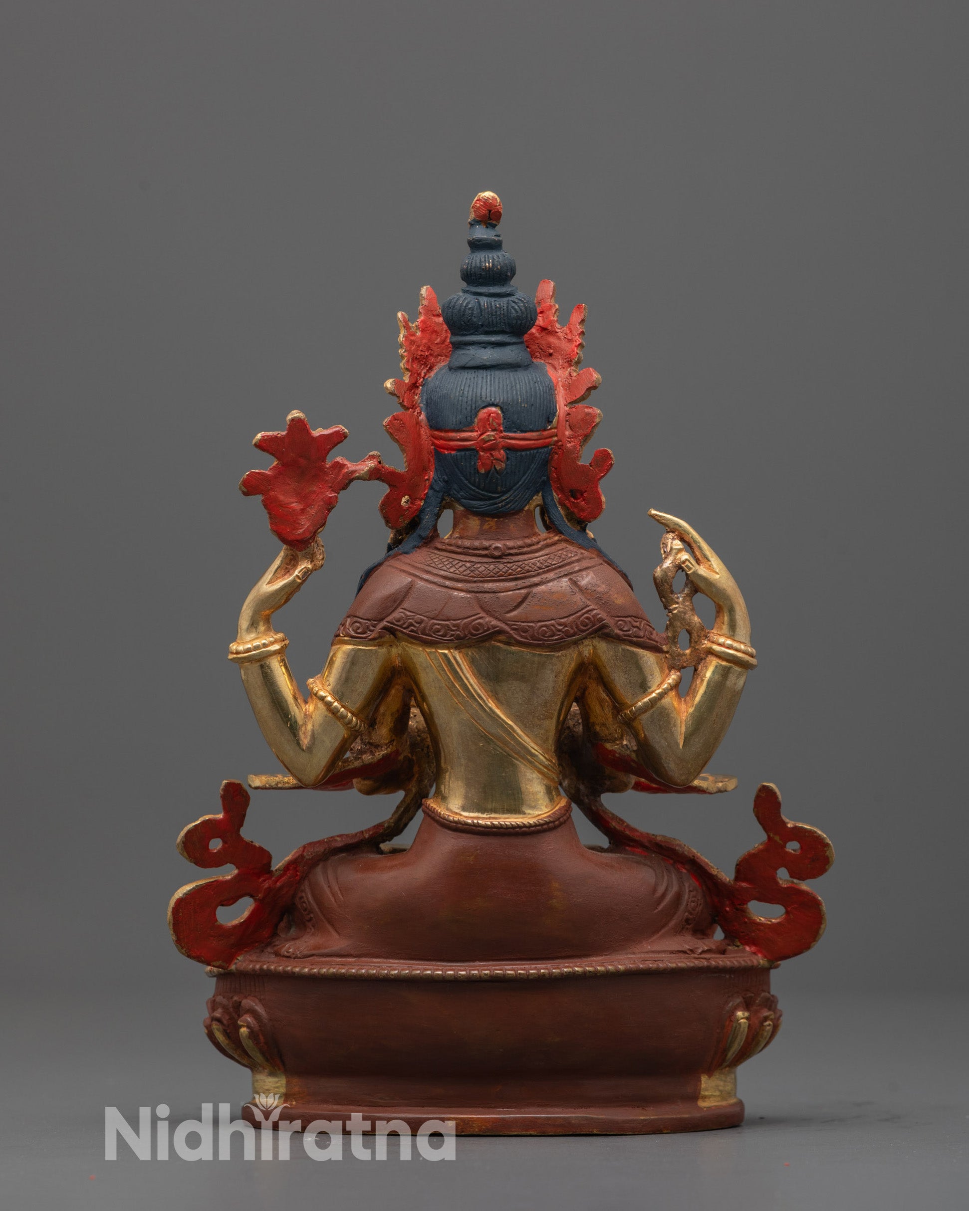 Chenrezig Bodhisattva Statue | Handcrafted Himalayan Artwork