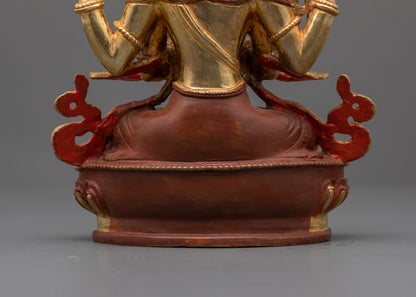 Chenrezig Bodhisattva Statue | Handcrafted Himalayan Artwork