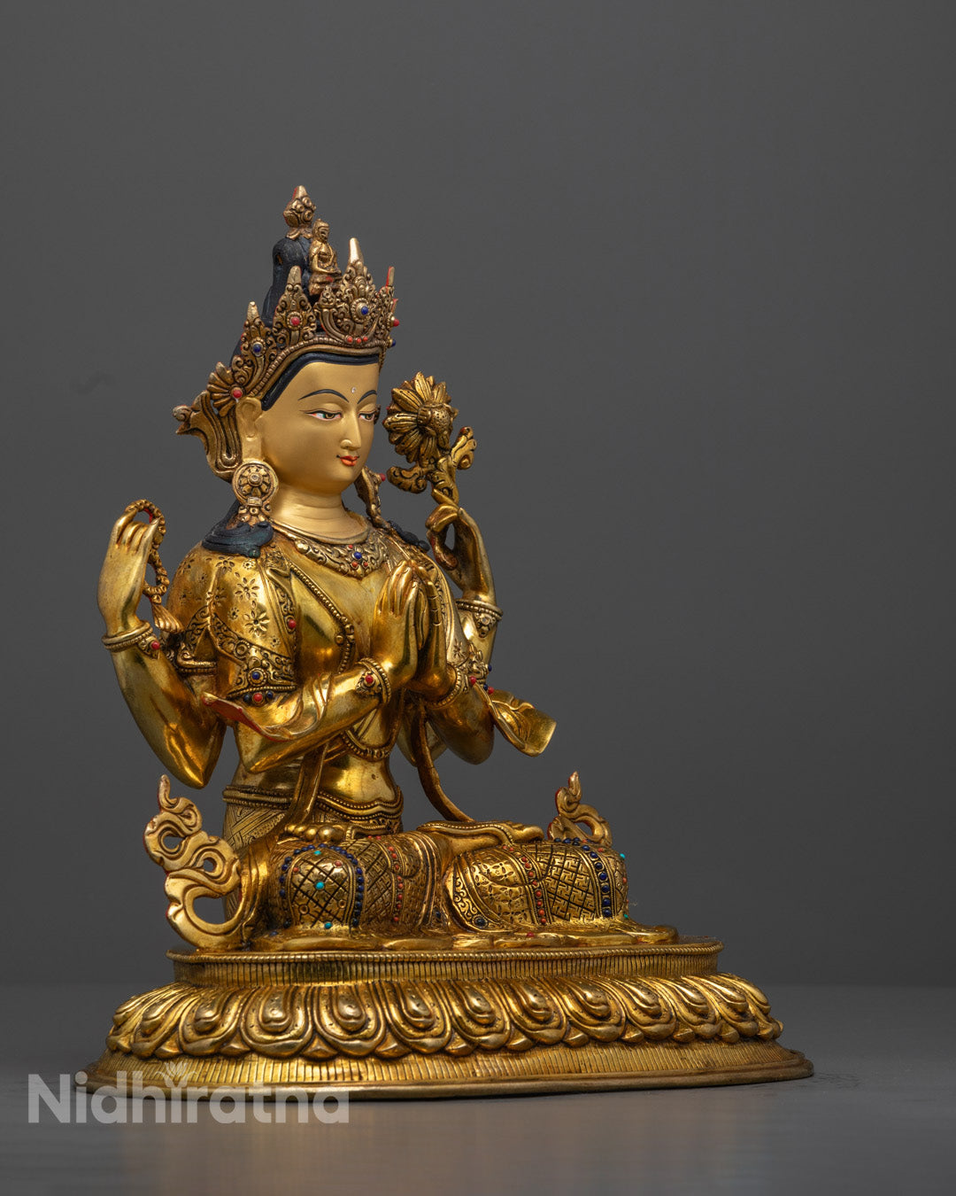 Chenrezig Statue | Four Arm Chenrezig Lokeshvara