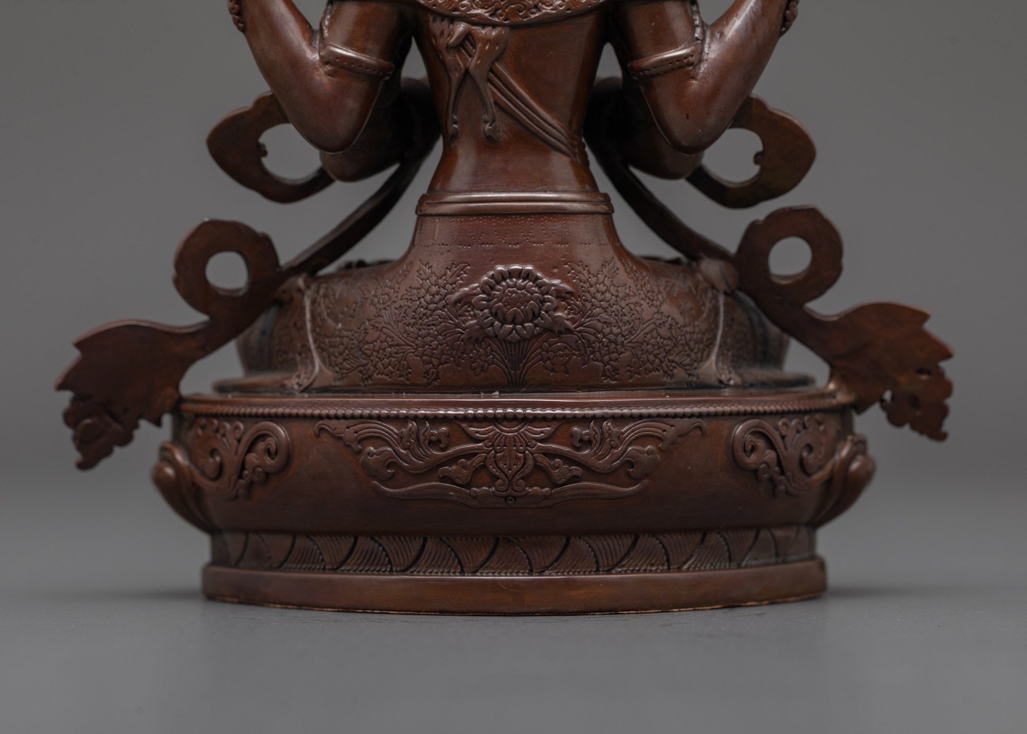 Divine Oxidized Avalokiteshvara Statue | Bodhisattva Made in Nepal