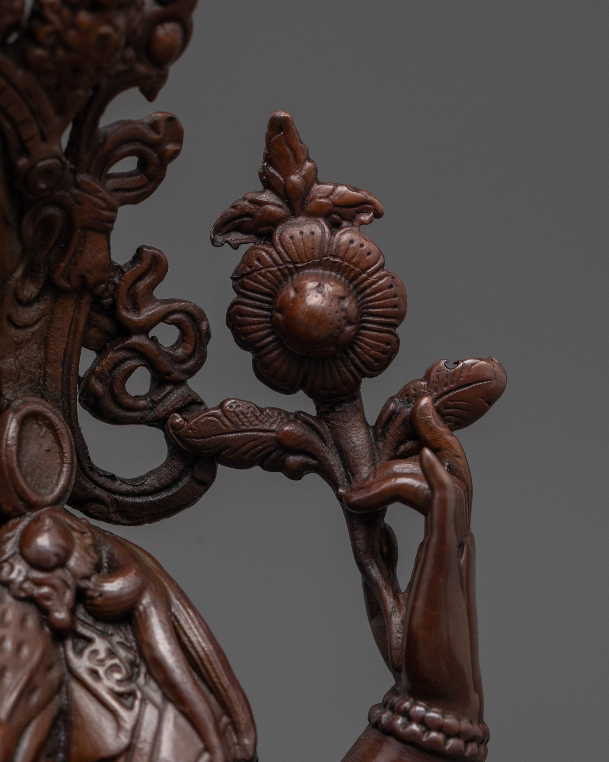 Divine Oxidized Avalokiteshvara Statue | Bodhisattva Made in Nepal