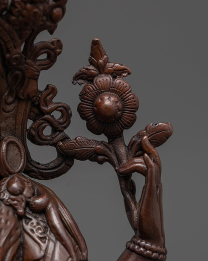 Divine Oxidized Avalokiteshvara Statue | Bodhisattva Made in Nepal