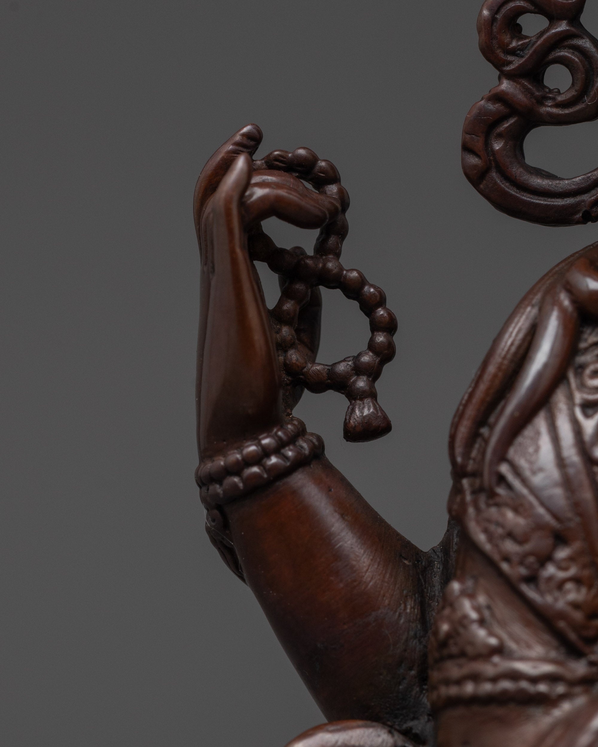 Divine Oxidized Avalokiteshvara Statue | Bodhisattva Made in Nepal