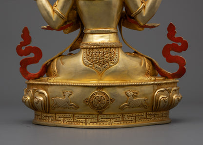 Four-Armed Chenrezig Statue | Protector of All Beings
