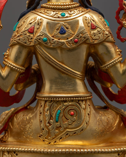 Authentic Tibetan Chenrezig Statues | Buddhist Art for Home