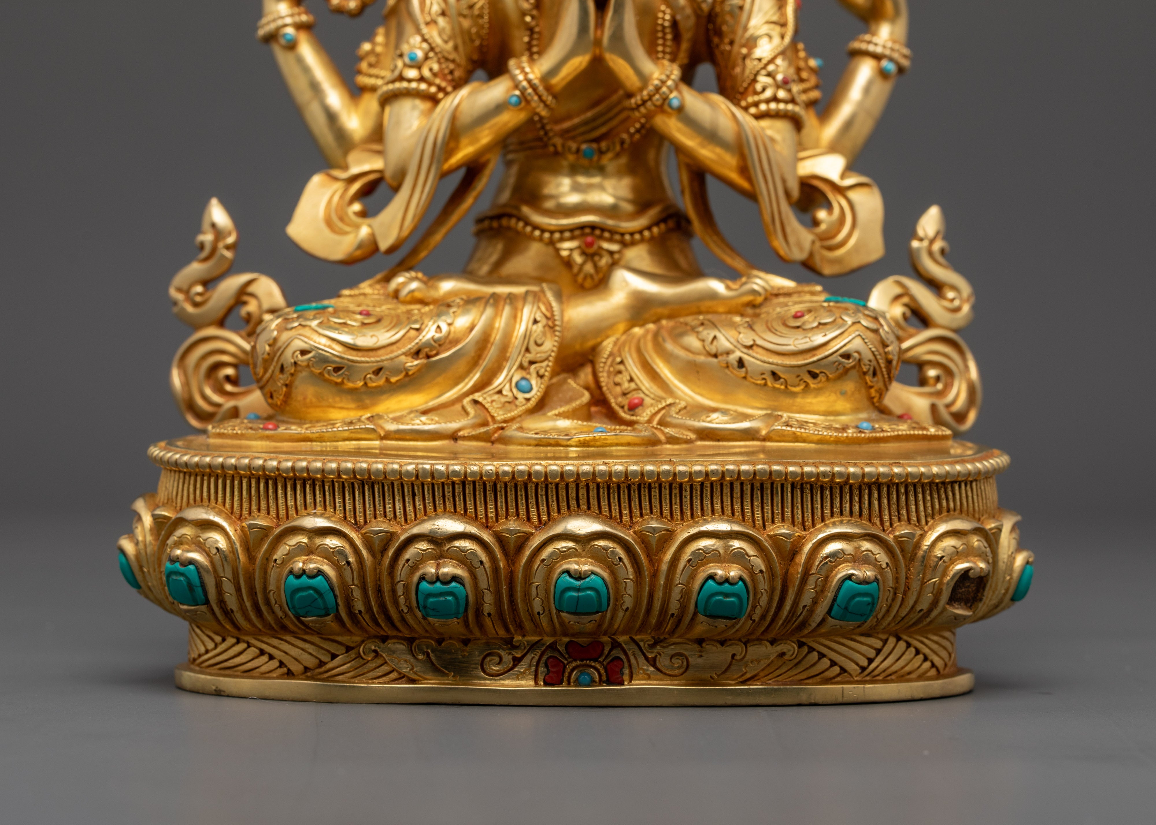 Authentic Tibetan Chenrezig Statues | Buddhist Art for Home