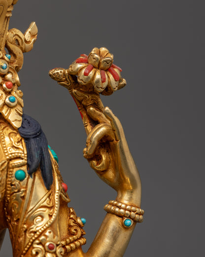 Authentic Tibetan Chenrezig Statues | Buddhist Art for Home