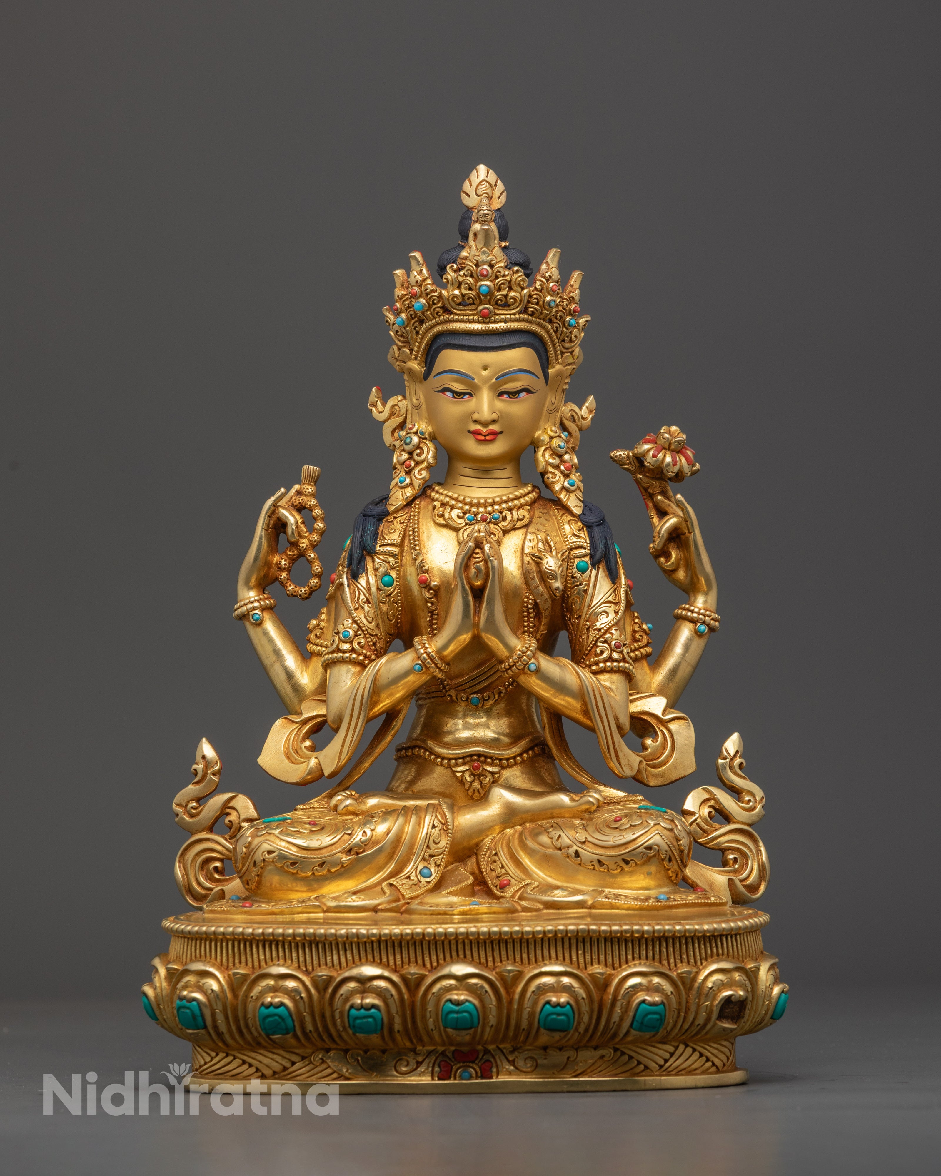 Shop Authentic Tibetan Chenrezig Statues | Buddhist Art for Home or Altar
