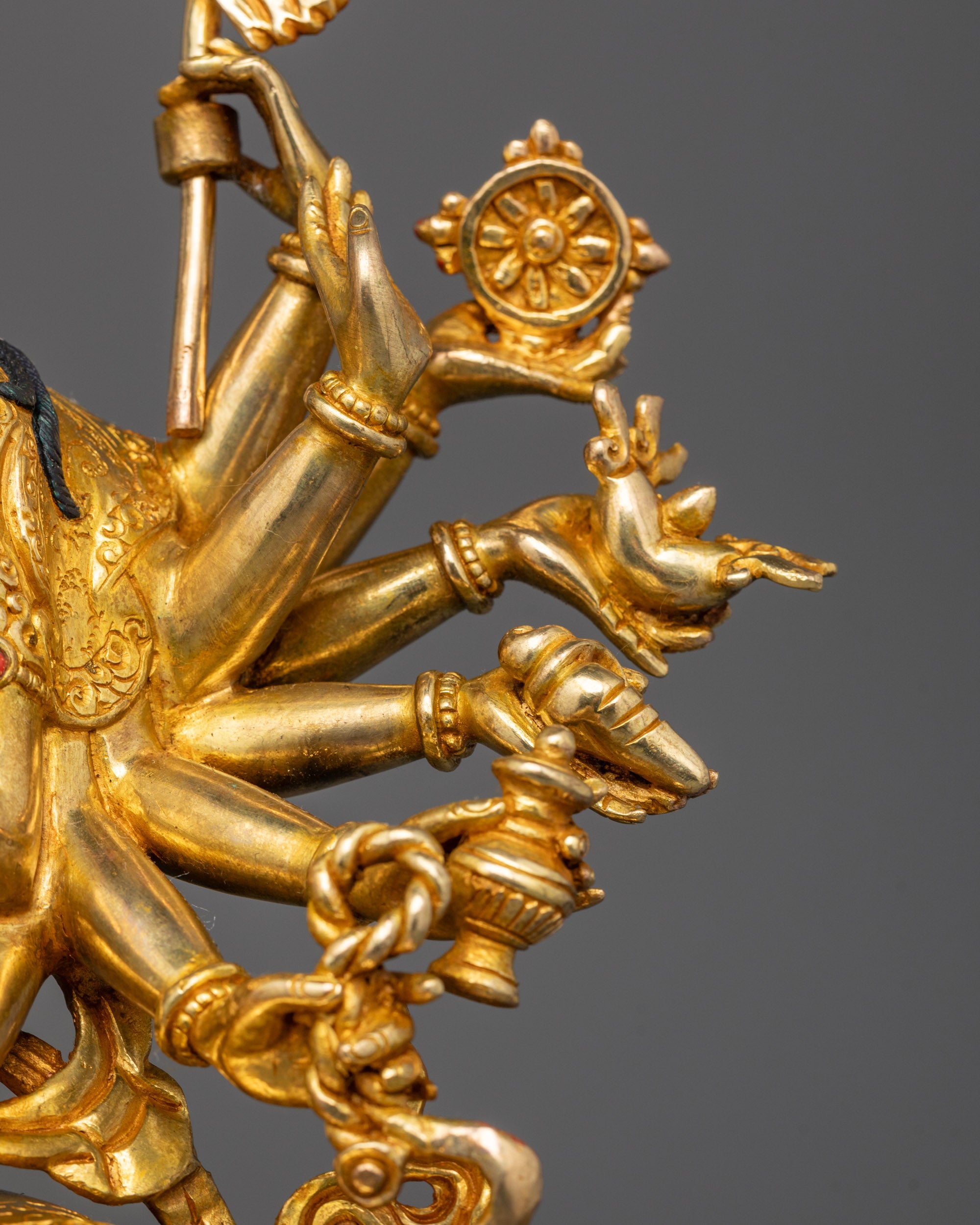 Rare Chundi Statue | Beautifully Detailed Buddhist Goddess Sculpture