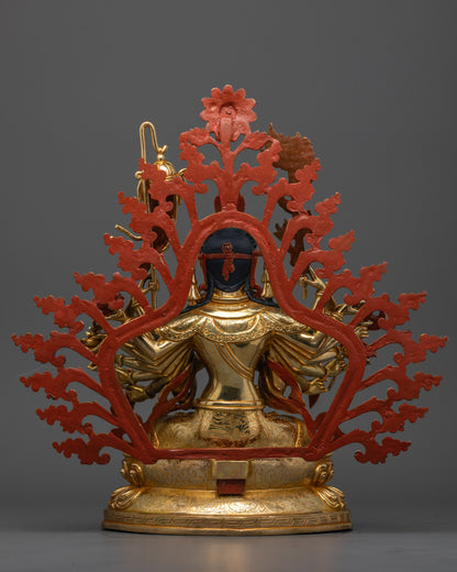 Rare Chundi Statue | Beautifully Detailed Buddhist Goddess Sculpture