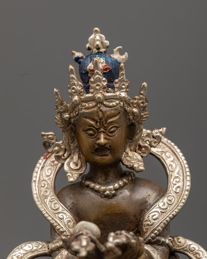 Chakrasamvara sculpture showcasing intricate tantric details and traditional electroplating craftsmanship