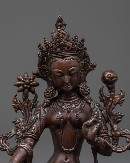 detailed handmade Tibetan Buddhist goddess figure