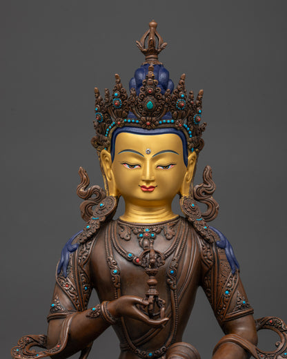 detailed handcrafted Tibetan Buddhist deity