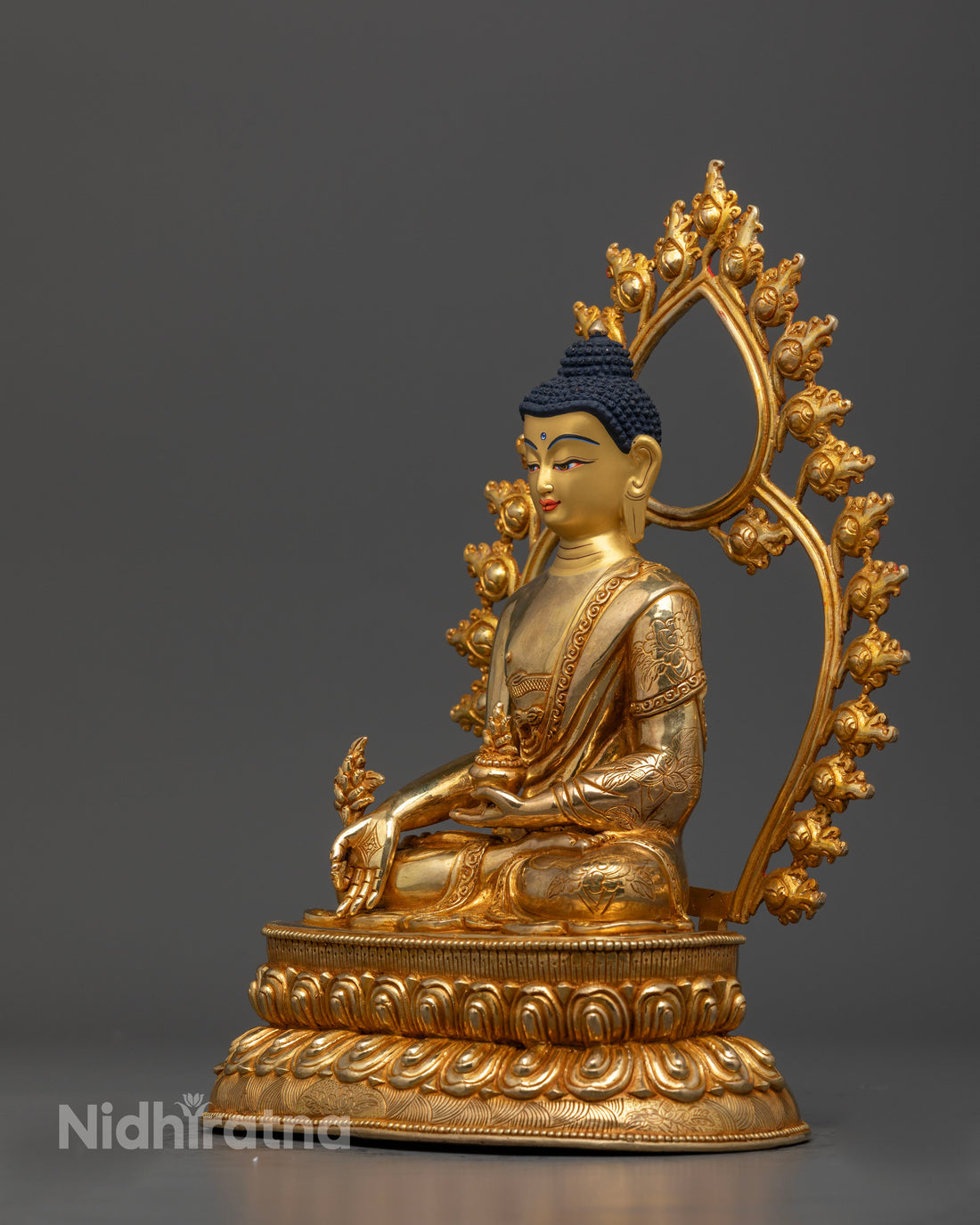 Bhaisajyaguru Vaiduryaprabha Medicine Buddha Sculpture