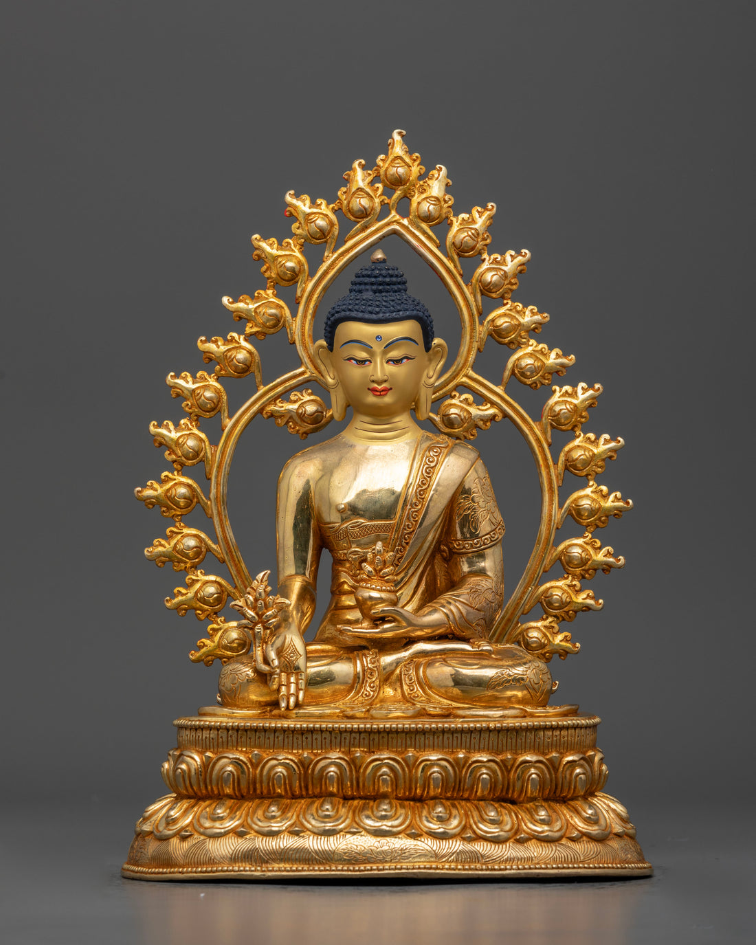 Bhaisajyaguru Vaiduryaprabha Medicine Buddha Sculpture