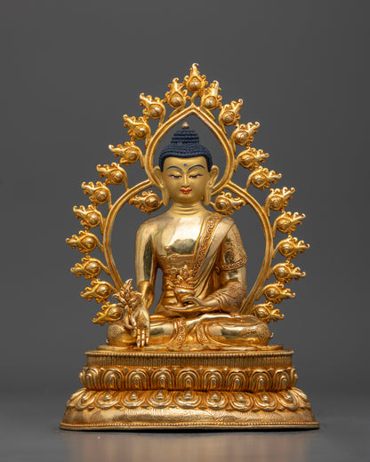 Bhaisajyaguru Vaiduryaprabha Medicine Buddha Sculpture