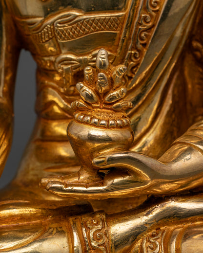 Bhaisajyaguru Vaiduryaprabha Medicine Buddha Sculpture