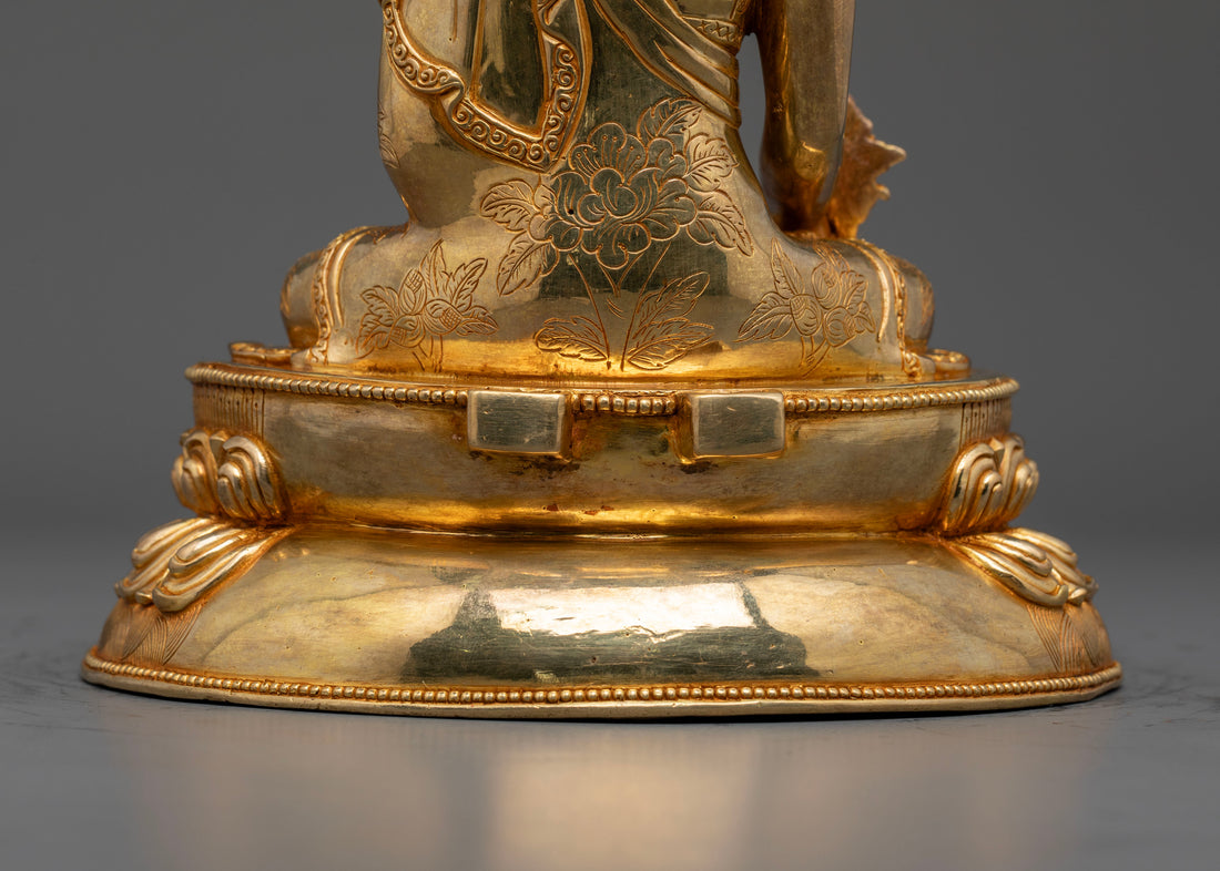 Bhaisajyaguru Vaiduryaprabha Medicine Buddha Sculpture