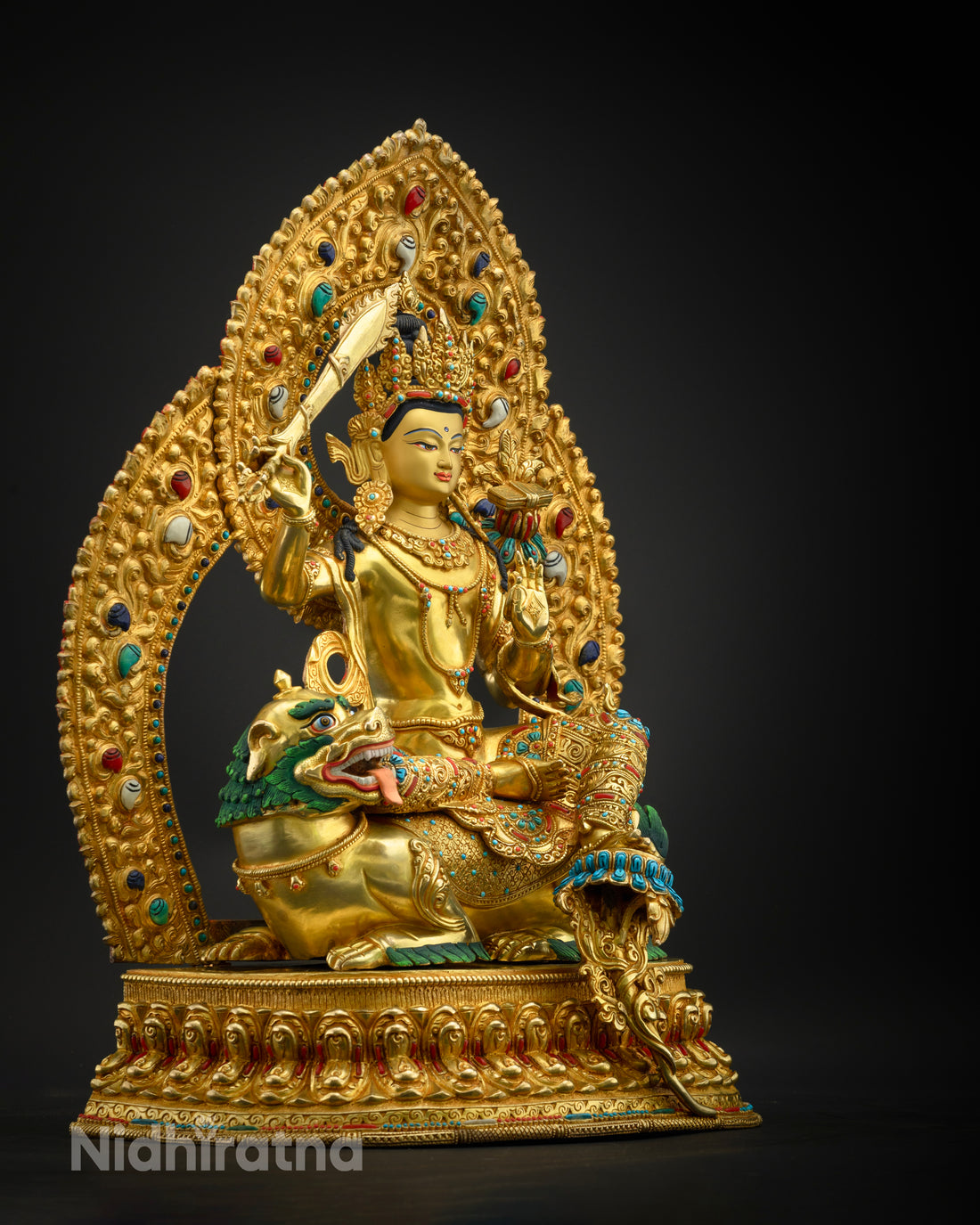 Manjushri Flaming Sword Statue | Manjushri Buddhism