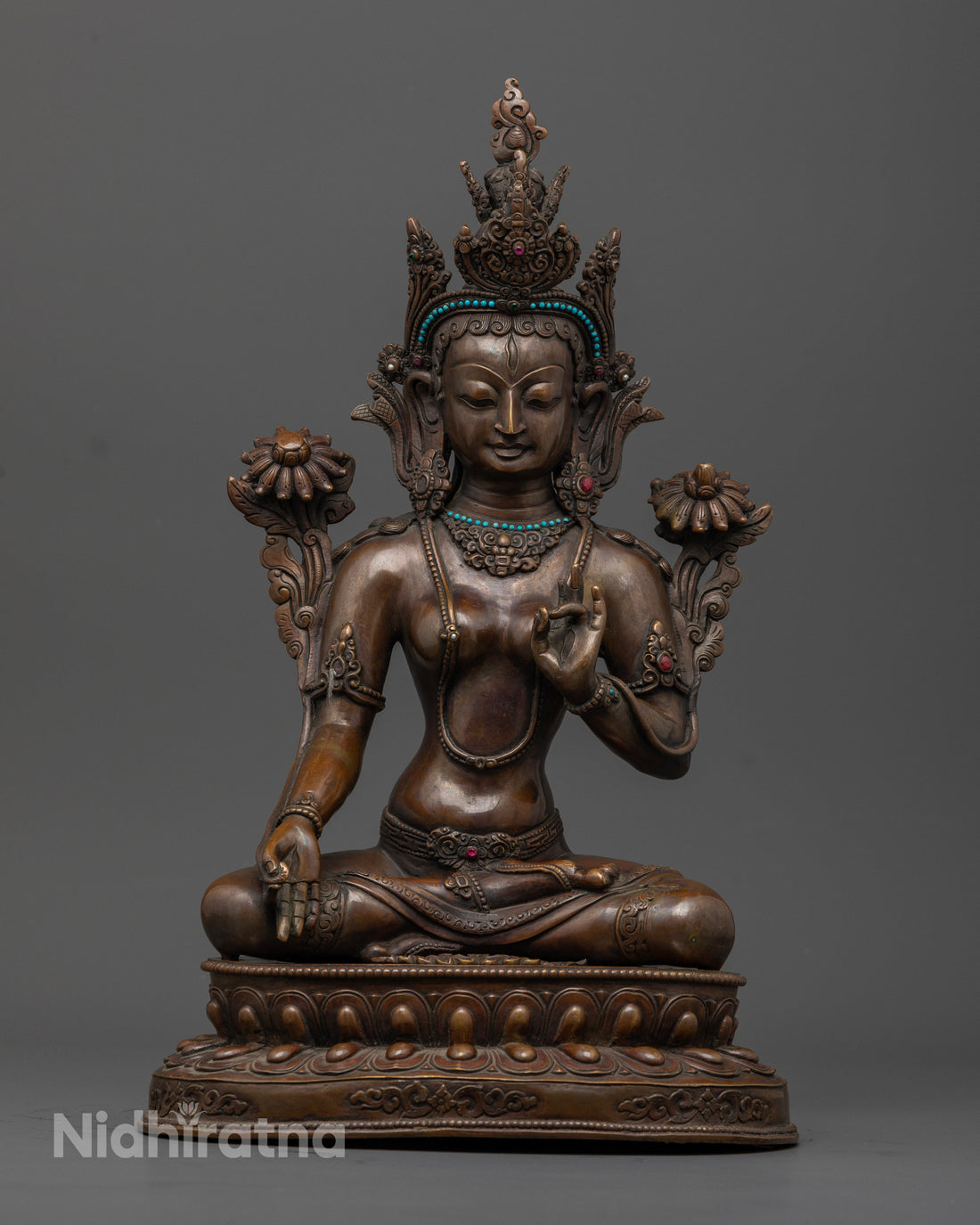 Graceful White Tara Statue :  Timeless Artistry