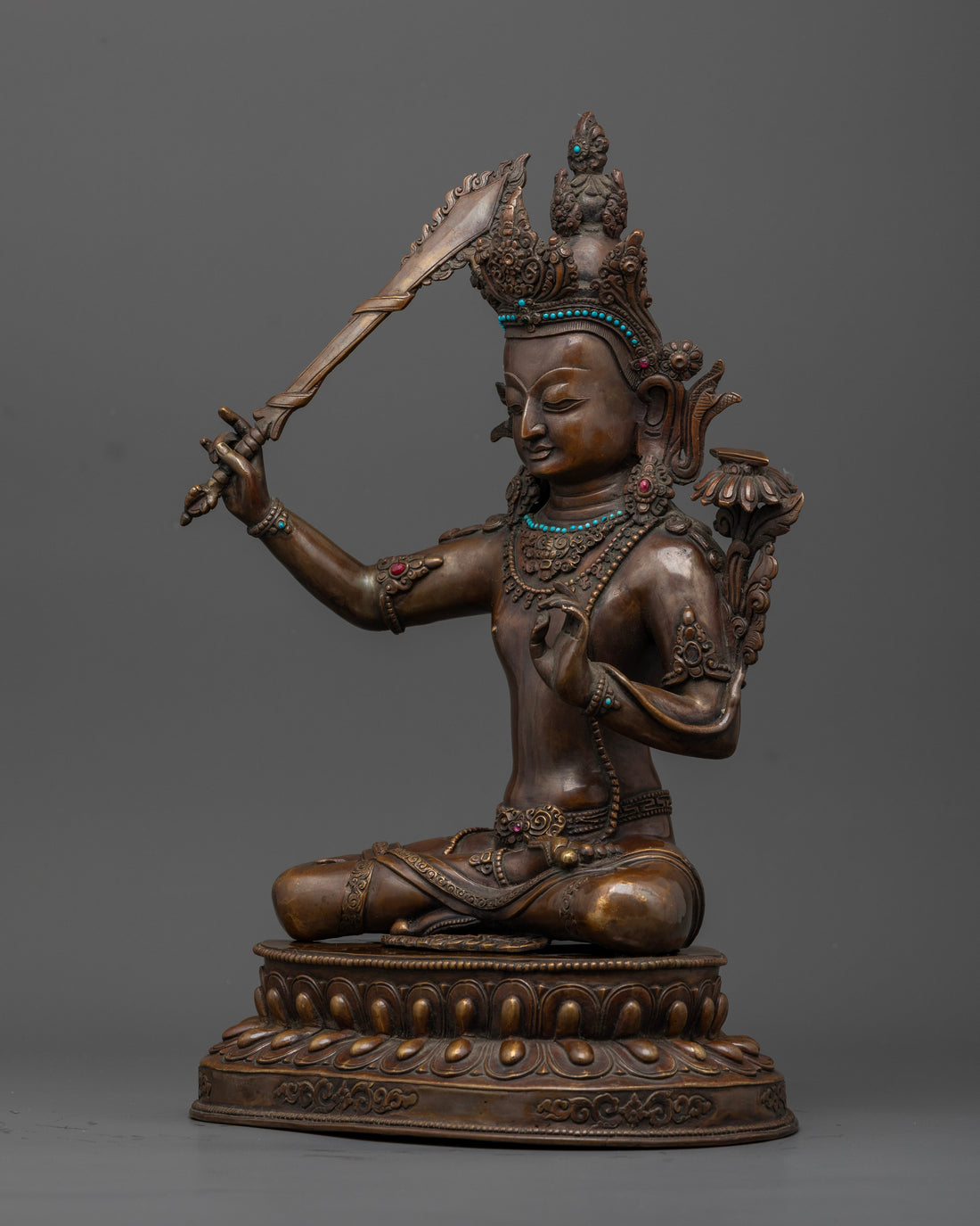 Sacred Manjushri Statue : The Protector of Knowledge