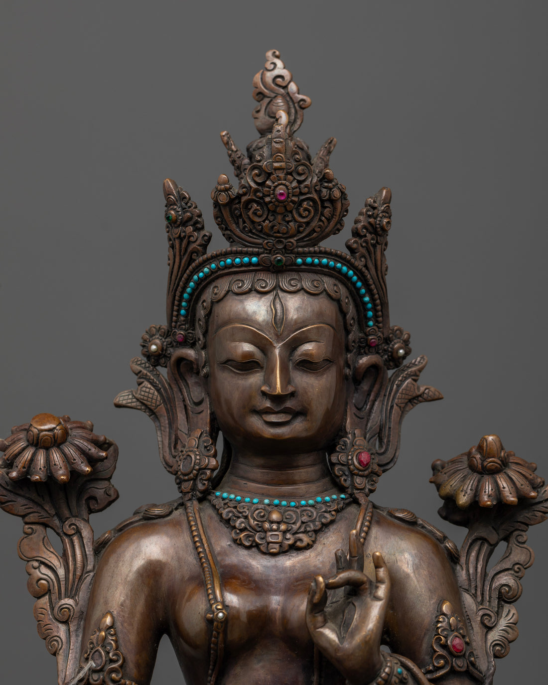 Graceful White Tara Statue :  Timeless Artistry