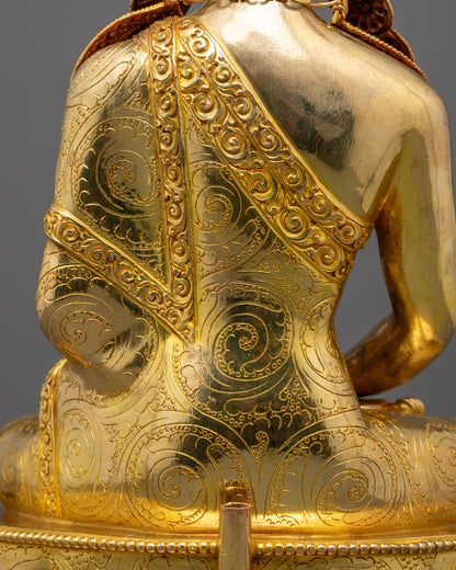 Crown Amitabha Buddha Statue | Authentic Himalayan Craftsmanship