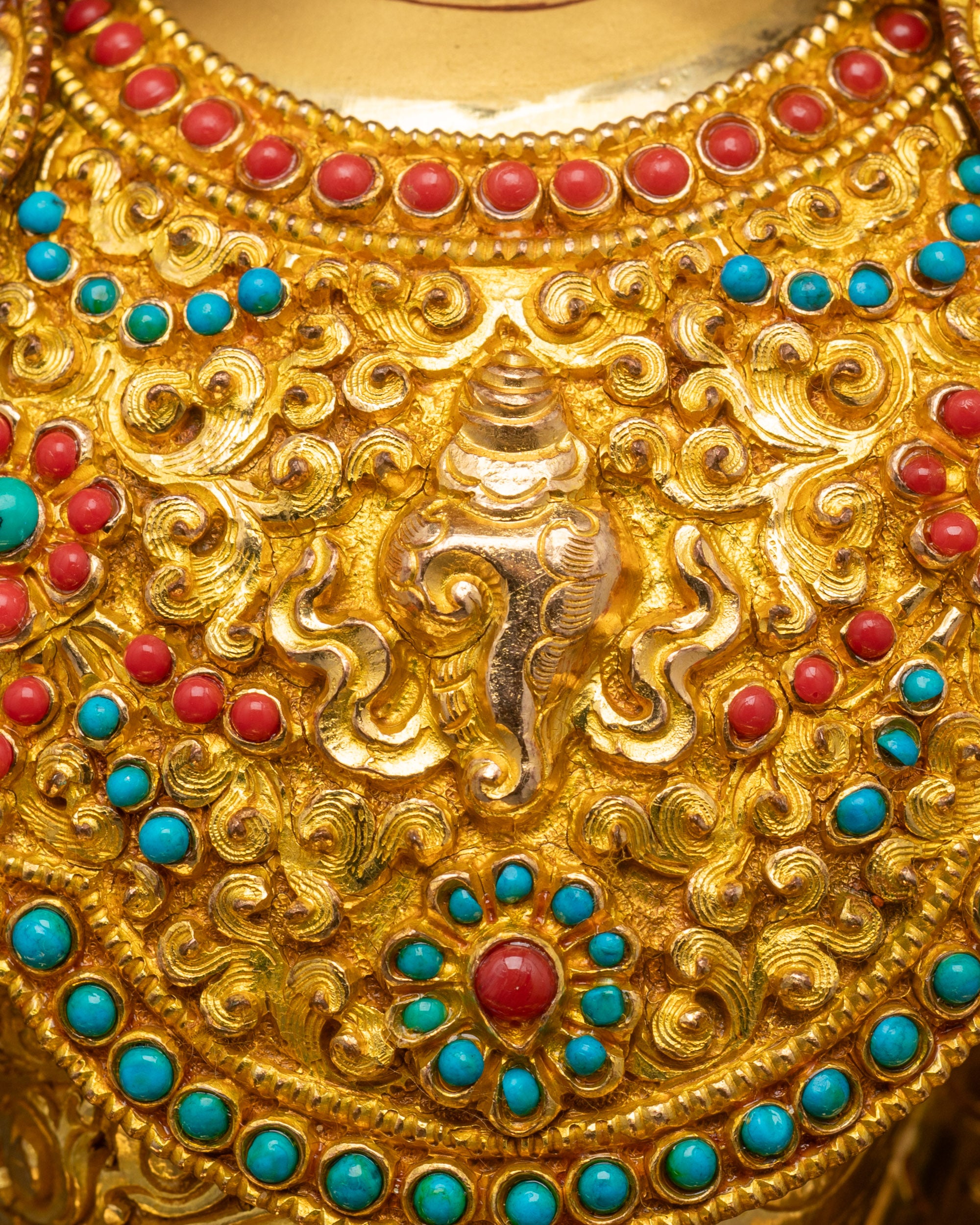Crown Amitabha Buddha Statue | Authentic Himalayan Craftsmanship
