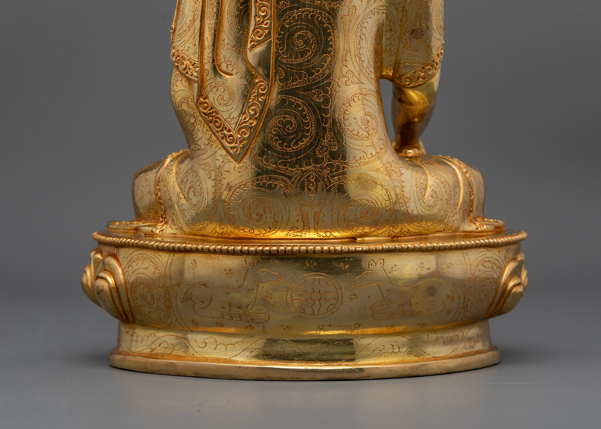 Crowned Shakyamuni Buddha Statue | Nepalese Lost Wax Art