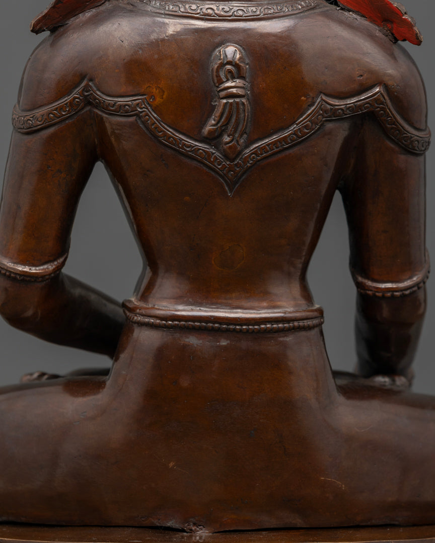 Crowned Shakyamuni Buddha Statue | Meditation Statue