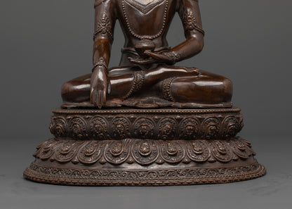 Crowned Shakyamuni Buddha Statue | Meditation Statue