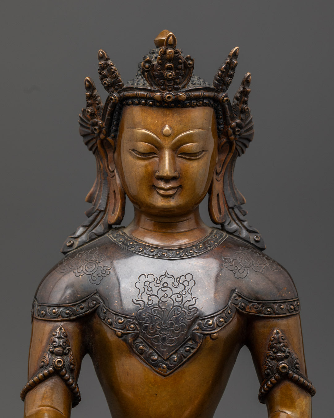 Crown Shakyamuni Buddha | Traditional Himalayan Art