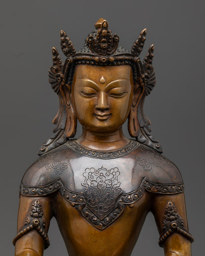 Crown Shakyamuni Buddha | Traditional Himalayan Art