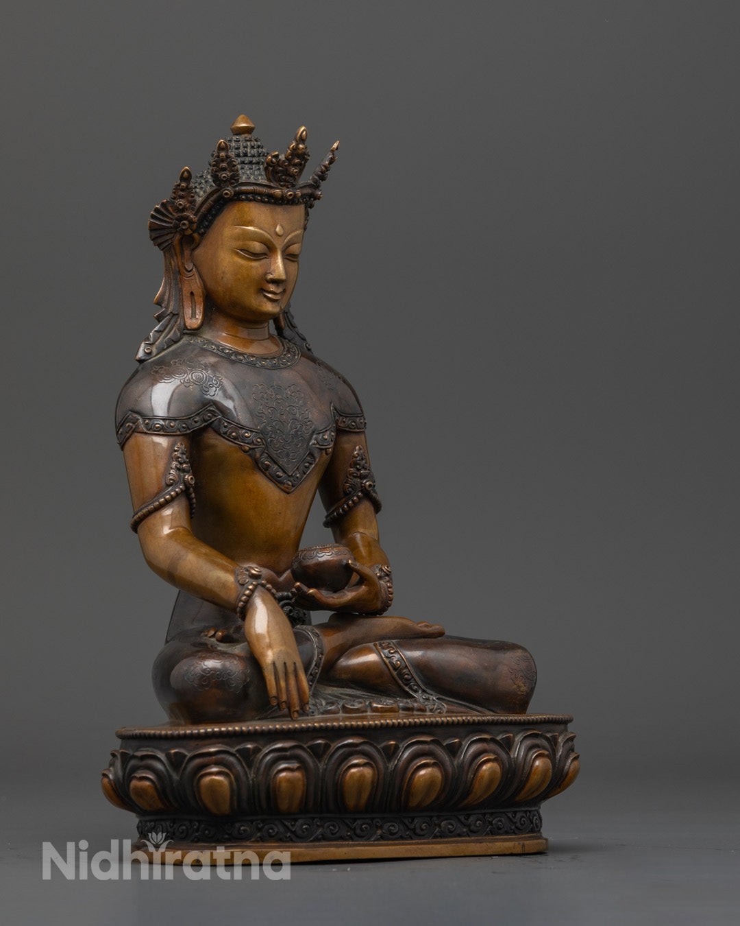 Crown Shakyamuni Buddha | Traditional Himalayan Art