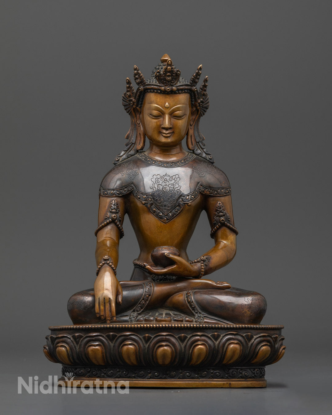 Crown Shakyamuni Buddha | Traditional Himalayan Art