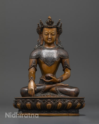 Crown Shakyamuni Buddha | Traditional Himalayan Art