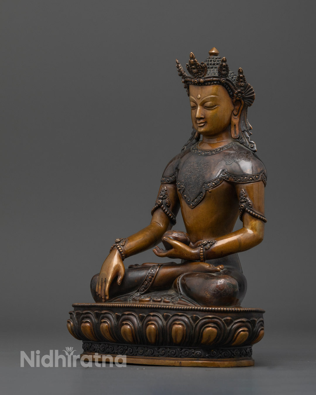 Crown Shakyamuni Buddha | Traditional Himalayan Art
