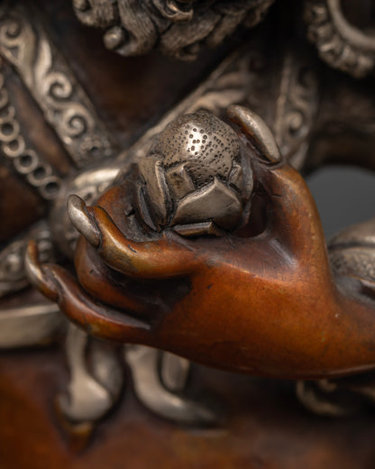 Tibetan Dorje Lekpa Statue for Peace and Protection